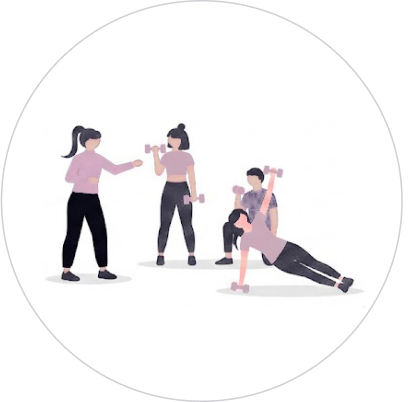 パーソナル × 少人数グループ