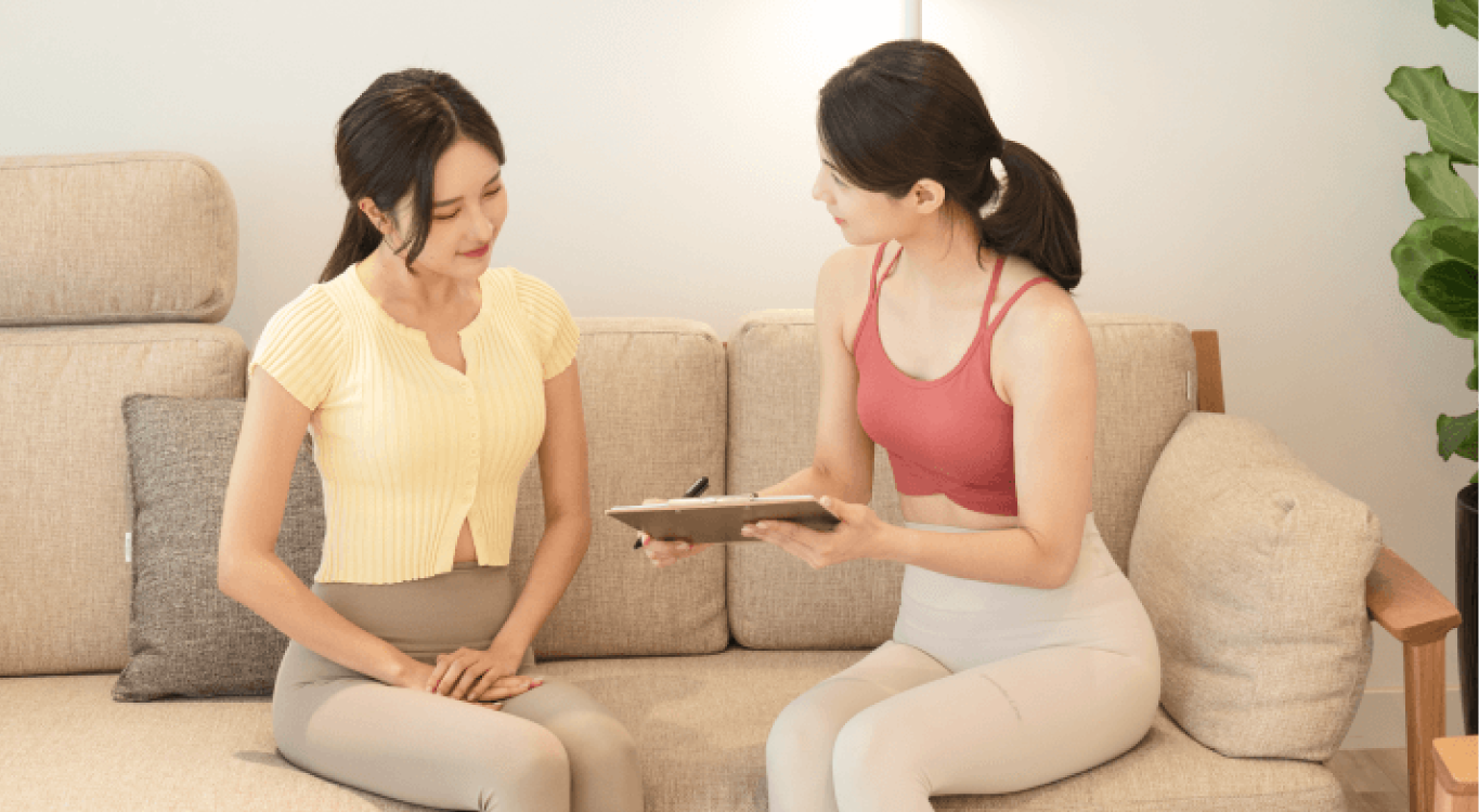 カウンセリングを受ける女性